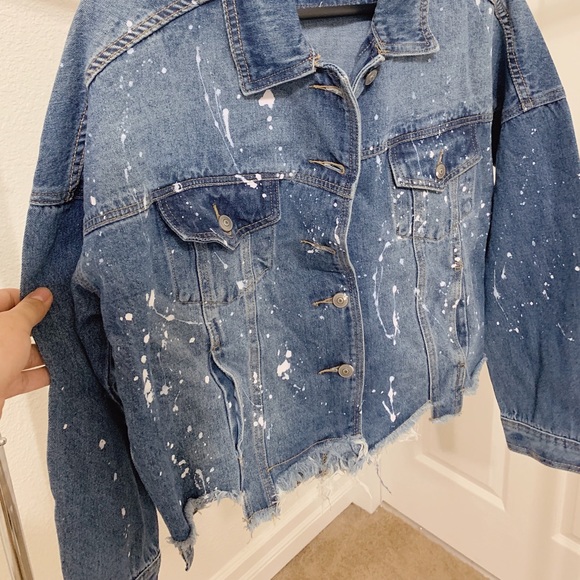 Distressed Jean Jacket - Picture 2 of 7